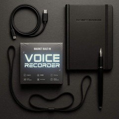 Magnetic Voice Recorder 72GB 4400mAh Long Battery WAV