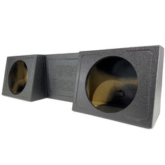 Regular Cab / Single Cab 12″ Dual Sub Box Subwoofer Enclosure Gm Ford Dodge