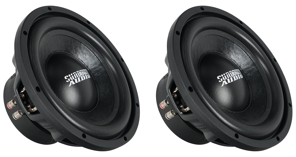 (2) Sundown Audio LCS-10 v.2 D4 10″ 500w RMS Car Subwoofers DVC 4-Ohm Subs