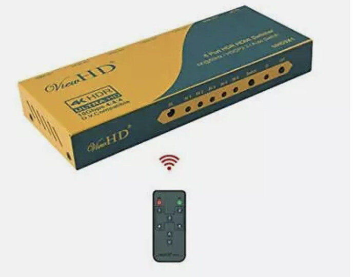 ViewHD 4K/60Hz 5 Port HDMI v2.0 HDCP 2.2 5×1 Switch 4K HDR Dolby Vision | UHD5X1