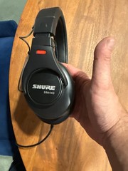 Shure SRH 440 Closed-Back Studio Monitoring Headphones – Perfect Condition Excel