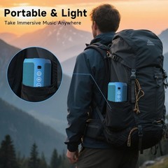 24W Wireless Outdoor Speaker with Dual Pairing & Hi-Fi Sound – 30 Hours Playtime