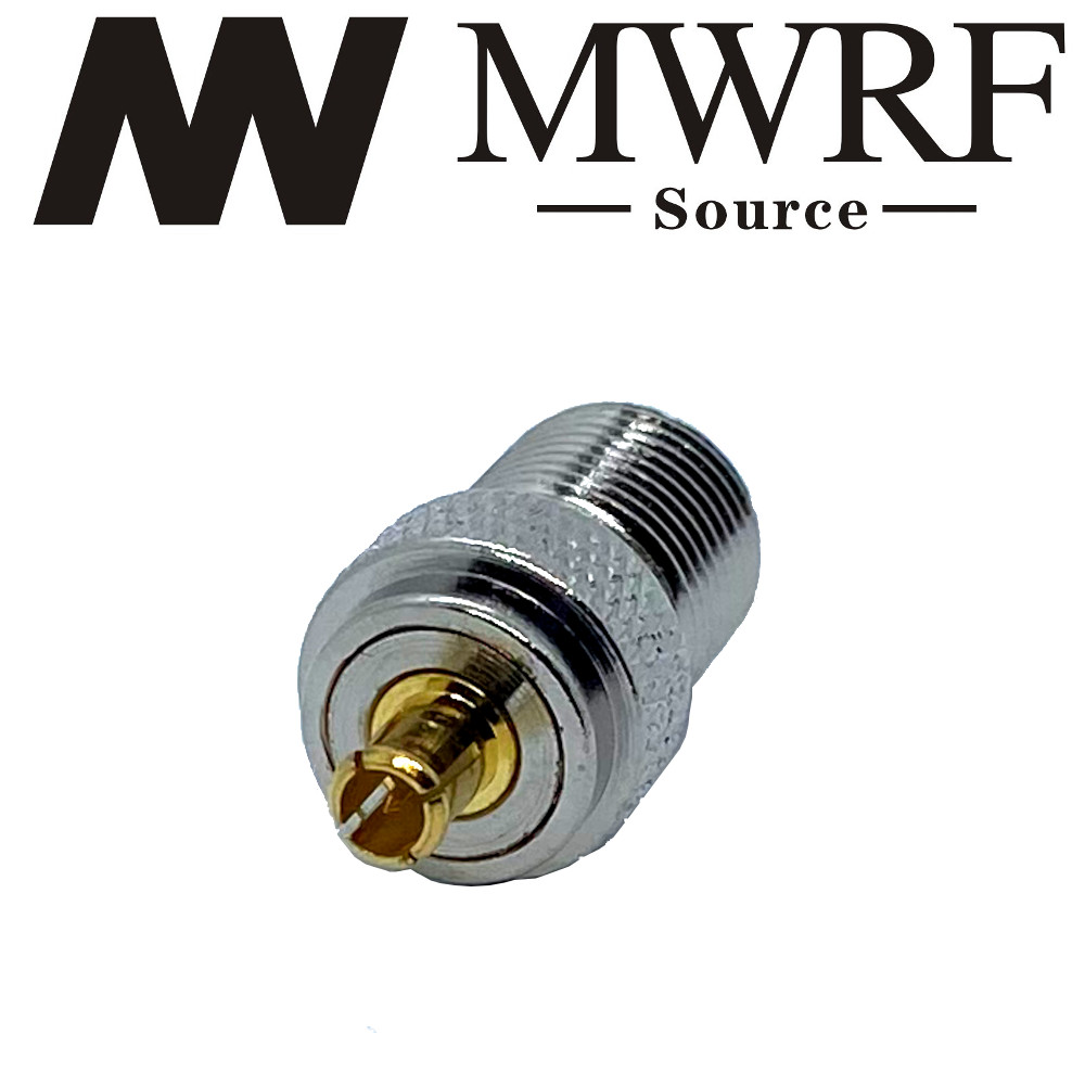 F Female to MCX Male RF Coaxial RF Adapter Connector; US Stock; Fast Ship