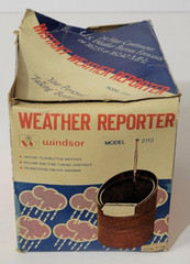 Instant Weather Reporter Windsor 2110 VTG Hong Kong Original Box Paperwork
