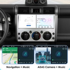 12.3″ Android 15 Carplay Car Stereo Radio GPS Navi For Toyota FJ CRUISER 4+64GB