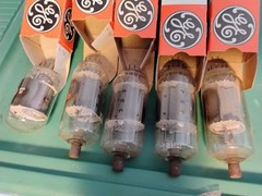 Set of 4 Vintage NOS RCA Electronic Tubes 6JE6C/6LQ6 in Original Box + GE 15MF8