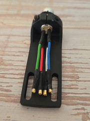 Aluminum Magnesium Headshell Azimuth Adjust 2 Lock Pin HSE9 Incl Hardware Black