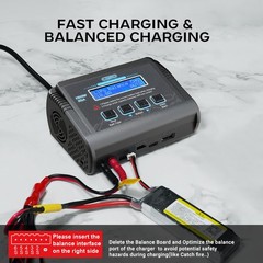 LiPo Battery Charger RC Balance Fast Charger Discharger 150W 10Amp AC/DC Charger