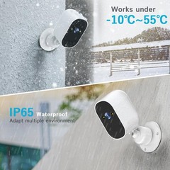XVIM 1080P Solar Camera Wireless WiFi Solar Power Battery Camera System Outdoor