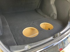 ZEnclosures 2-10″ Subwoofer Sub Box for the TESLA MODEL 3 with LOGO