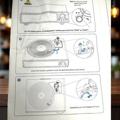 Qlearsoul ONE-Q Vinyl Bluetooth 5.4 HiFi Turntable New OpenBox Upgraded Headshel