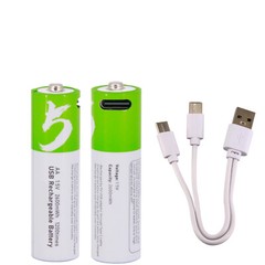 2-4PCS 1.5V 750/2600mWh AA / AAA Battery USB Rechargeable Lithium ion Batteries