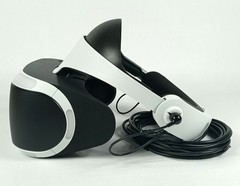 Sony PlayStation 4 PSVR Headset w/Earbuds Only V2 CUH-ZVR2 Tested Working