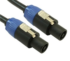 6ft Speakon/NL4 (TM) Speaker Wire/Cable Stranded Copper 2 Conductor
