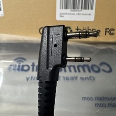 Commountain Heavy Duty 2 Pin Speaker Mic cm01-k20-b-04-28 NEW