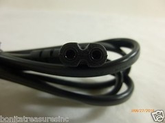 New 6 FT foot Feet angled AC power cord figure 8 2 prong For TV LED Television