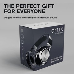 Wired On-Ear Headphones with Mic – Noise Isolating, Foldable, 3.5mm Aux Jack