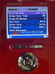 Wolverine MVP 9000 80GB Multimedia Player Digital Audio Photo Video Storage Red