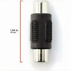 10-Pack AV RCA Audio Video Female to Female Jack Coupler Adapter Connector