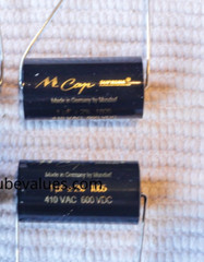 PAIR 2X Mundorf MCap Supreme Aluminum Capacitor 1.0 1 uf 1uf 600VDC