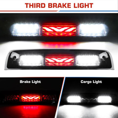 2009-2022 Dodge Ram 1500 2500 3500 Smoke Lens LED Tail Light–Compatible Replacem