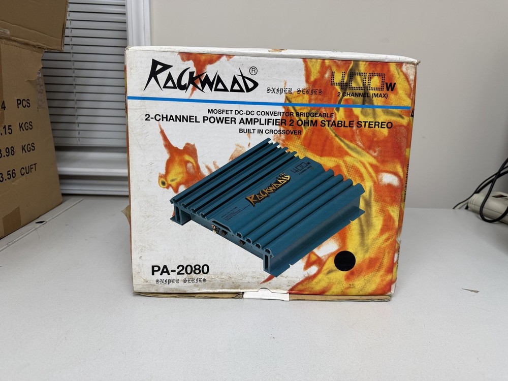 Rockwood PA-2080 amplifier Speaker Amp 400 Watt NEW VINTAGE
