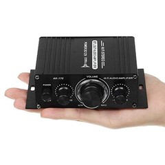 Origin small 2ch audio amplifier output 20W + 20W aluminum body simple function