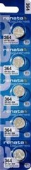 364 RENATA WATCH SR621SW BATTERY (10 piece) FREE SHIPPING Authorized Seller