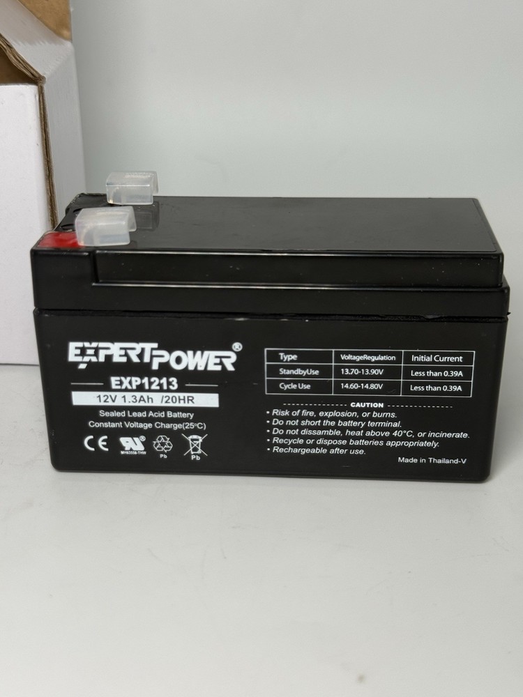 ExpertPower EXP1213-1.3Ah /20hr 12V Battery Rechargeable Sealed Acid Battery