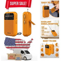 Compact D220 AM FM SW Receiver – Easy to Use, Battery Operated Transistor Radio