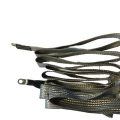 FLAT BRAIDED GROUND STRAP 10 ft x 1″