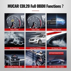 MUCAR CDL20 OBD2 Scanner Car OBD Diagnostic Fault Code Reader Tool Check Engine