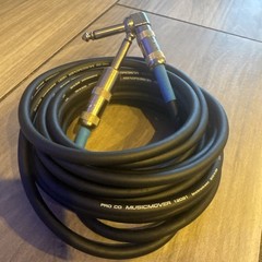 ProCo MusicMover Cable 15′ 120S1 Instrument Cable, Right Angle to Straight USA