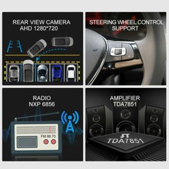 For Toyota Camry 2007-2011 Android 15 Apple CarPlay Car Stereo Radio GPS +Camera