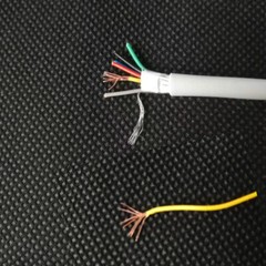 InstallerCCTV 24 AWG 6 Conductor Shielded Security Alarm Wire Cable 125ft Copper
