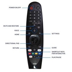 Replacement Voice remote MR20GA AKB75855501 For LG Smart TV with Pointer wheel