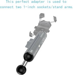 1 inch Ball Mount Base Adapter to 1″ Ball Extension Arm Compatible with RAM M…