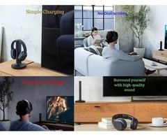 🔥Sony Wireless Headphones Great for TV Watching with Transmitter Dock