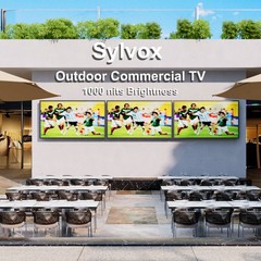 Sylvox 65″ Outdoor Digital Signage TV Waterproof IP65 fire stick WIFI 1000 nits