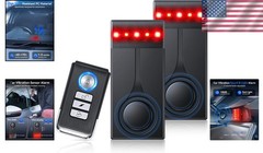 Magnetic Install 108dB Car Alarm System – Remote Controlled Anti-Theft Device