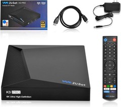 VSEE WE2USAT V5 K3PRO Super Clear Android Smart TV Box 6K Ultra HD Voice Control