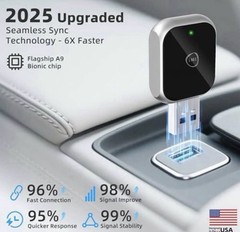 Wireless CarPlay Android Auto Adapter 2-in-1 MirrorLink USB Dongle