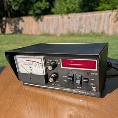 WAWASEE JB1002 20/200/2KW WATT METER / SWR UNIT / CLOCK