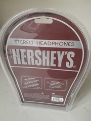NEW Hershey’s Stereo Wired Headphones Adjustable Headband Comfort Ear Cushions