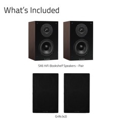 Fluance Elite 2-Way Bookshelf Surround Sound Home Theater Speakers