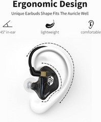 Bsinger PRO in Ear Monitor Headphones for Musicians, Dynamic Driver Noise Isolat
