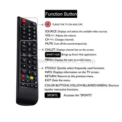 Universal Remote Control Fits For Samsung All LED LCD HDTV Smart TVs BN59-01199F