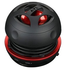 Mini Portable Black Speakers Lightweight Plug and Play 10 Hours Playback
