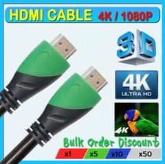 High Speed 2.0 UHD HDMI Cable 3D 2160P 4K X2K at 30Hz 1080P HDTV RoHS CE