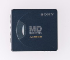 Sony MZ-E55 MD Minidisc Walkman (Midnight Blue/Black) [DEMO / PLAYS]